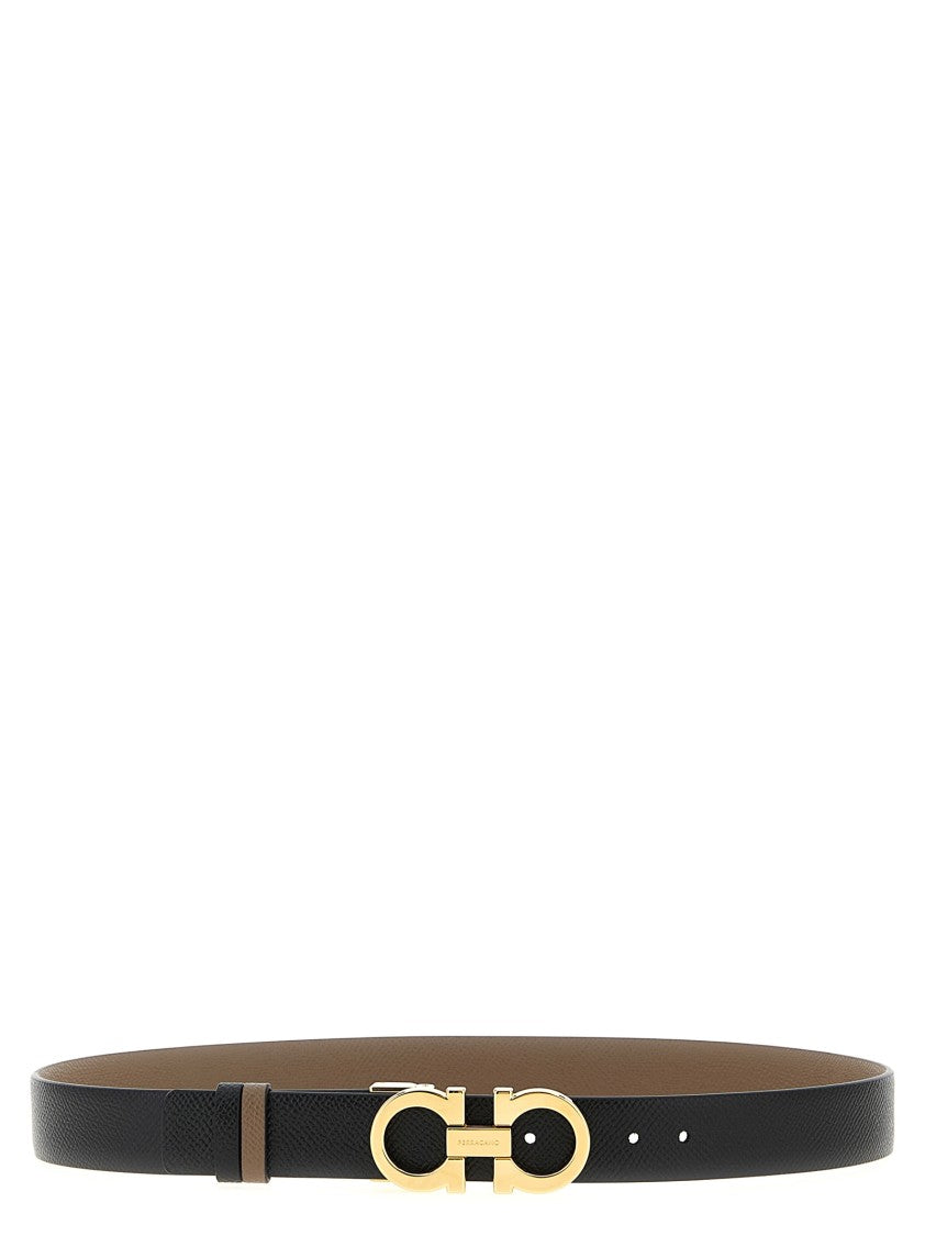 Ferragamo 'Gancini' Reversible Belt