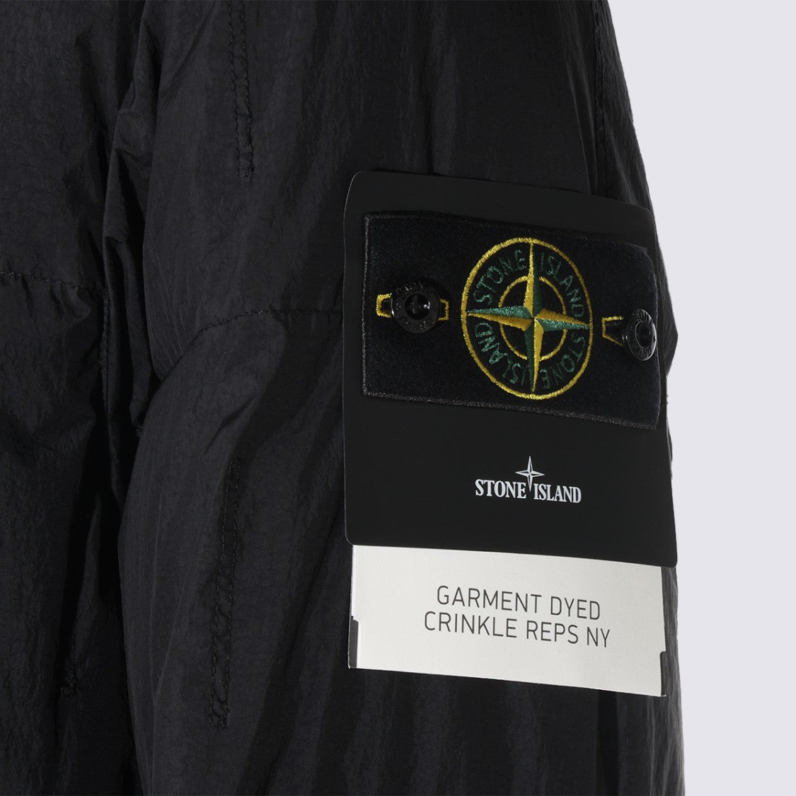 Stone Island Quilted Patch Straight Silhouette Coat
