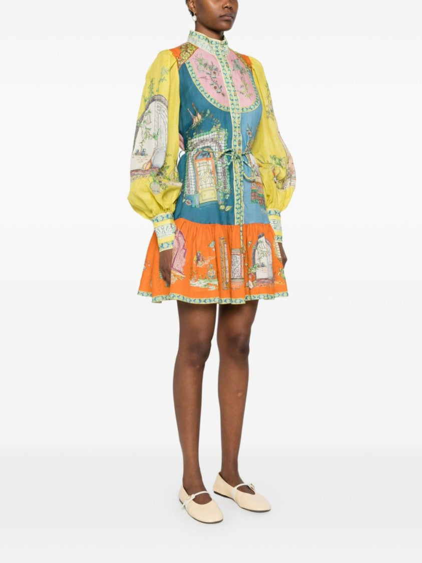 Alemais Multicolored Monte Mini Dress