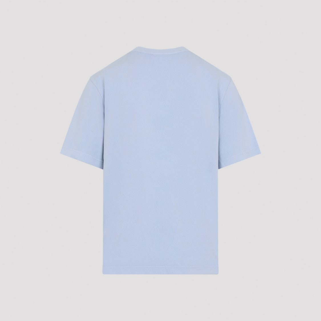 Jacquemus Light Blue Short-Sleeve T-Shirt With Embroidered Logo