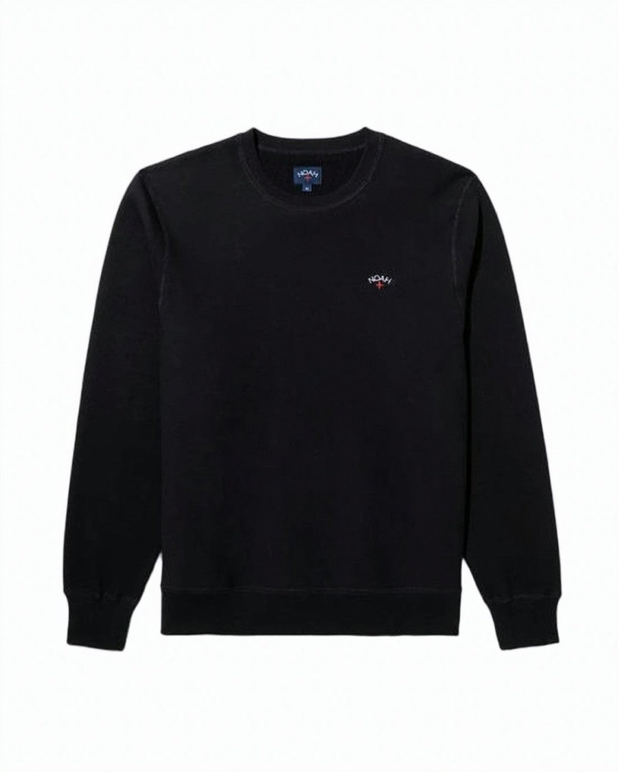 Noah Black Long-Sleeve Crewneck Shirt