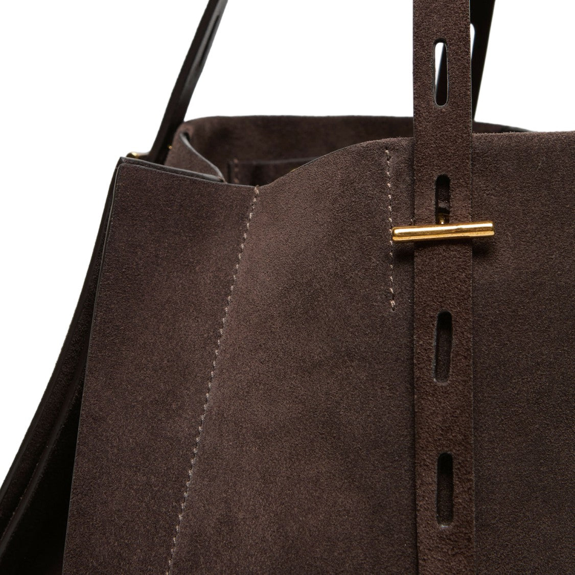 Minobossi Brown Paula Suede Handbag