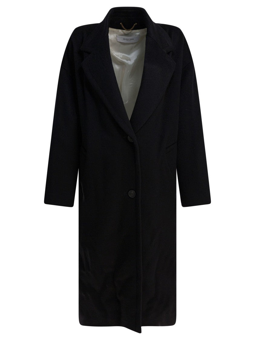 Golden Goose Single-Breasted Cocoon Coat