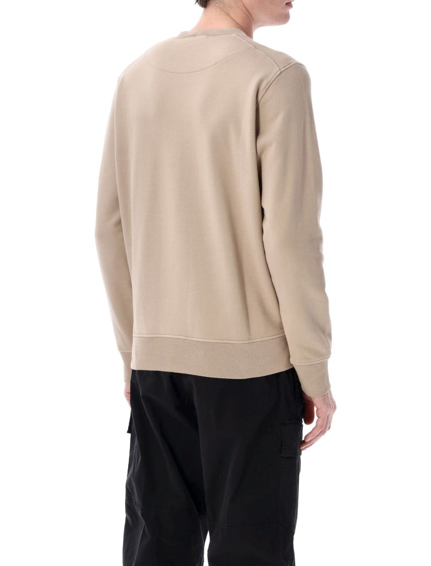 Stone Island Organic Cotton Crewneck Sweatshirt