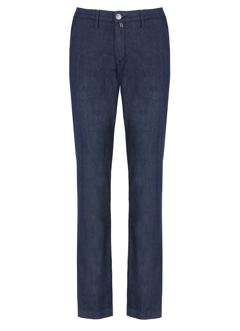Jacob Cohen Blue Bobby Cotton Jeans