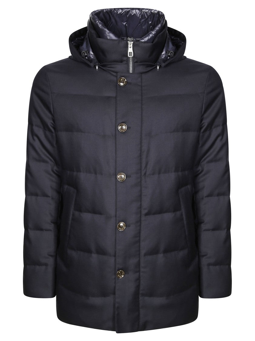 Montecore Quilted Down Jacket With High Collar