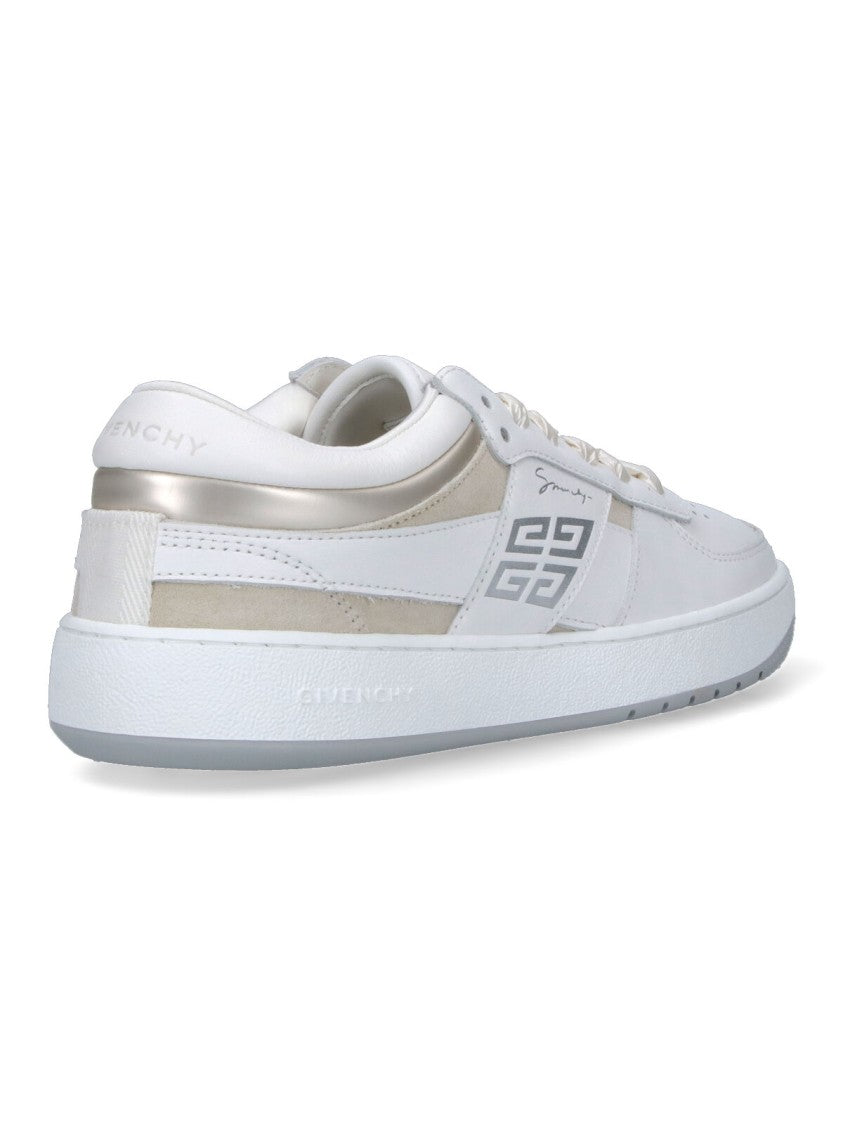 Givenchy Minimalist White Sneaker With Classic Silhouette