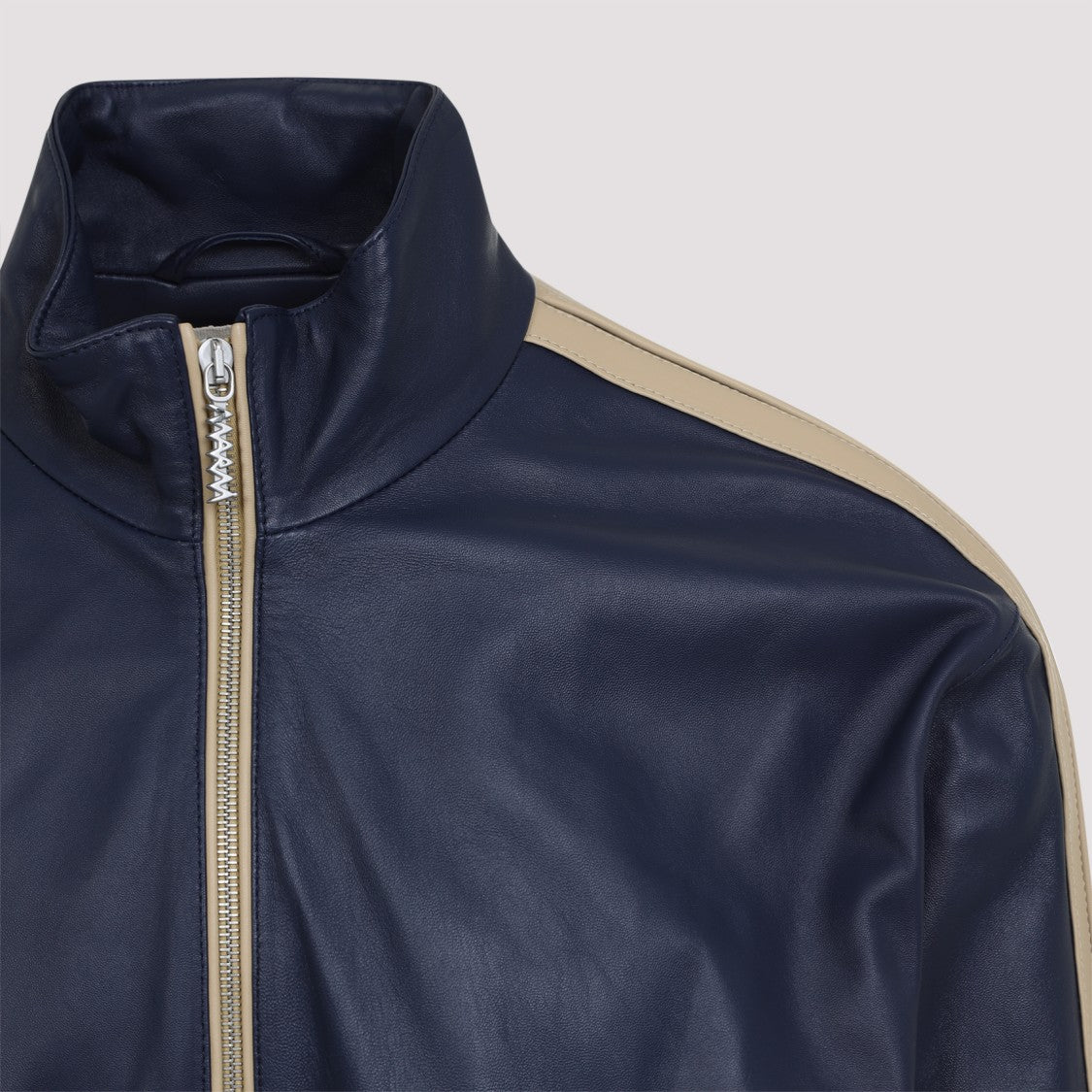 Marni Blue Ovine Leather Jacket