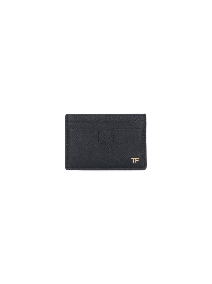Tom Ford "T Line Classic" Card Holder – Black
