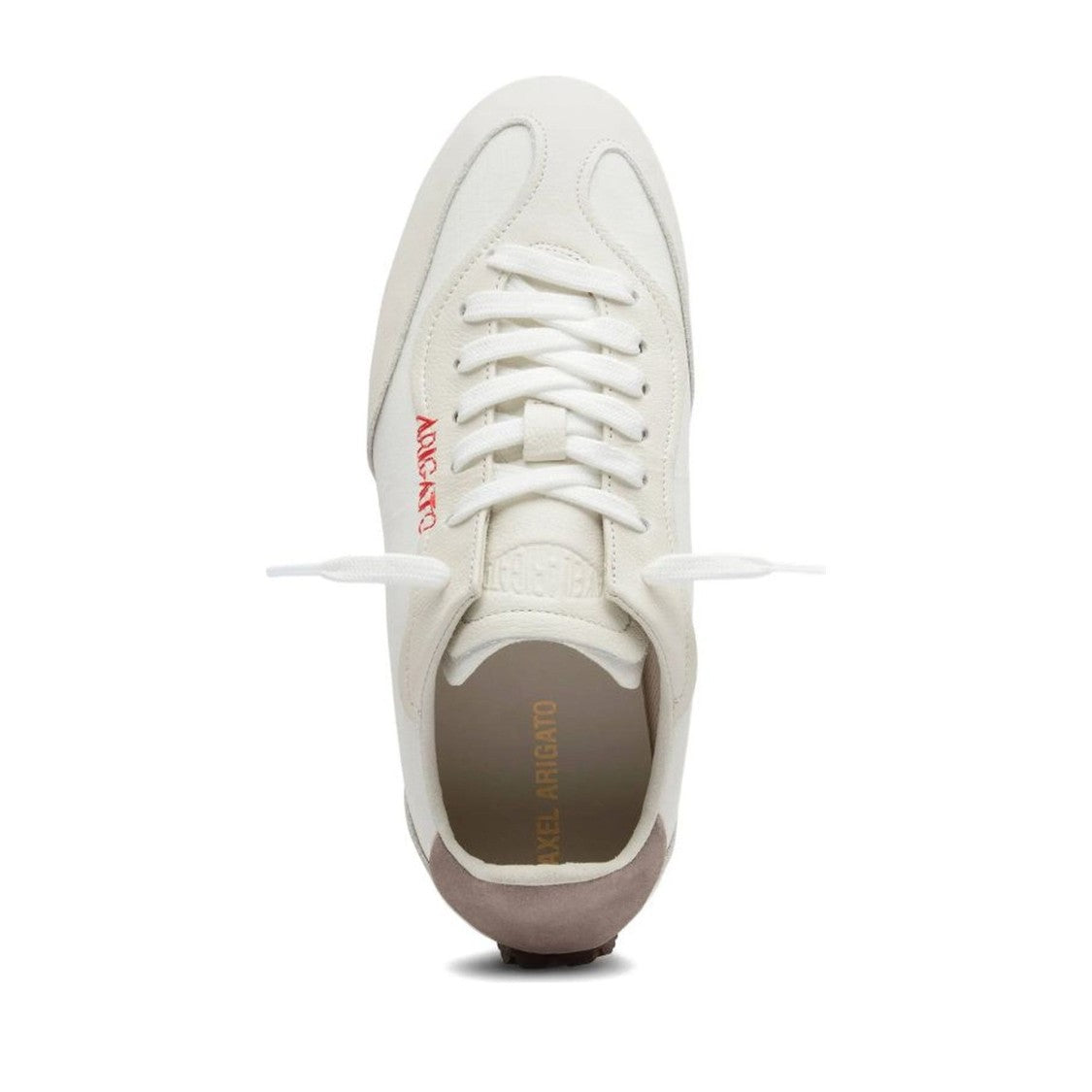 Axel Arigato Beige Daze Runner Minimalist Textured Sole Sneakers