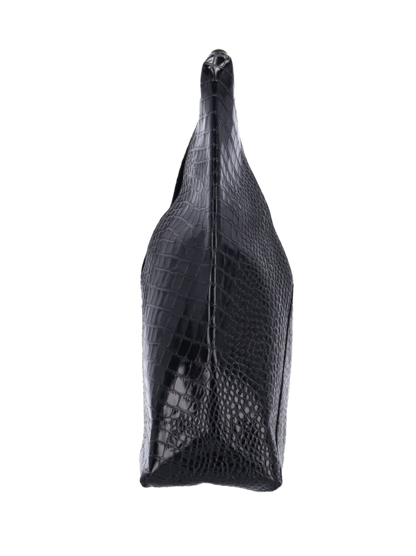 Mm6 By Maison Margiela Black Bag With Structured Silhouette