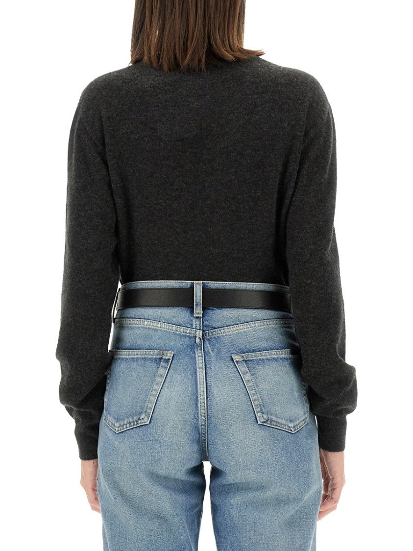 Saint Laurent Cashmere And Silk Sweater