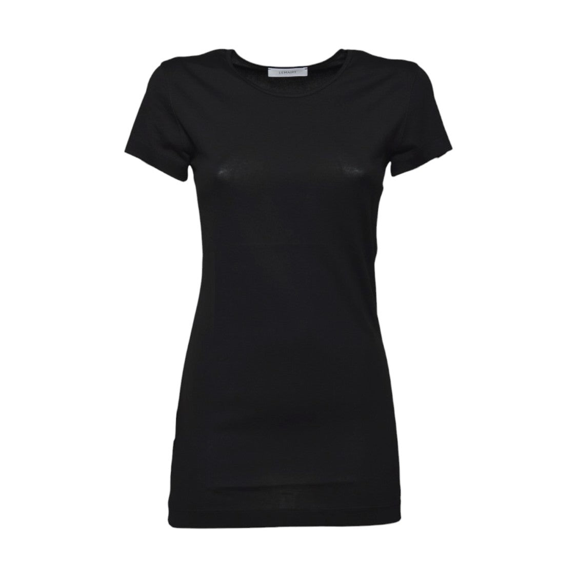 Lemaire Black Cotton Long T-Shirt