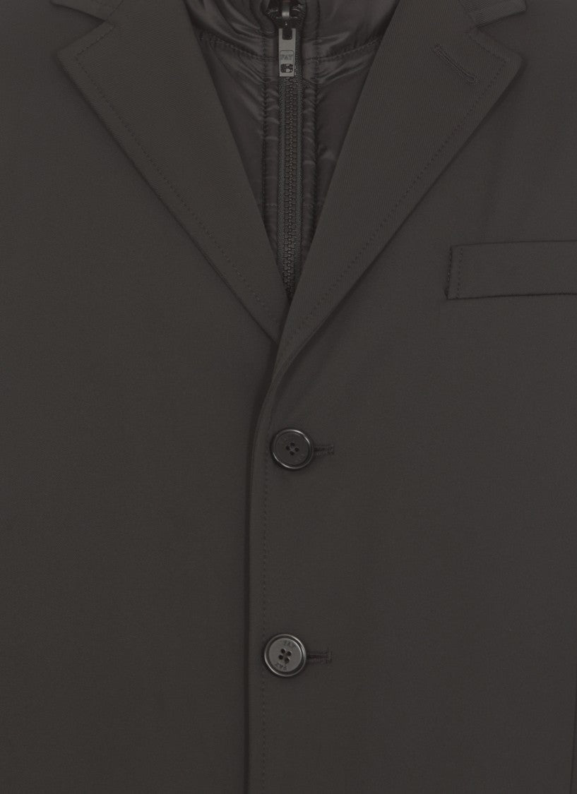 Fay Black Padded Coat