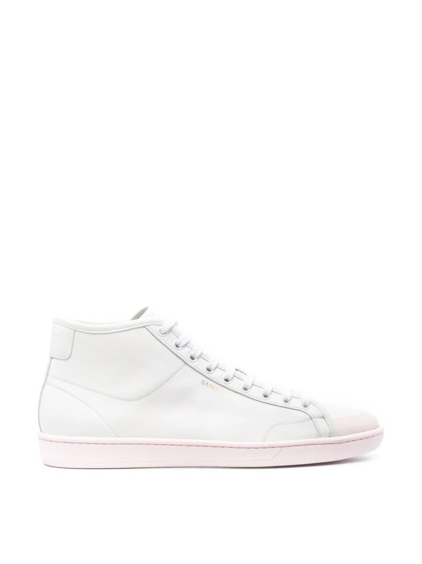 Saint Laurent Sl/39 Logo Mid-Top Sneakers
