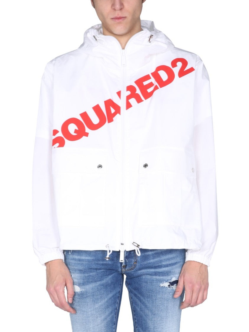 Dsquared2 Hooded High Neck Jacket