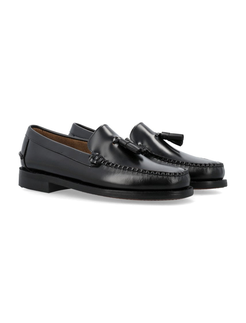Sebago Black Leather Loafers
