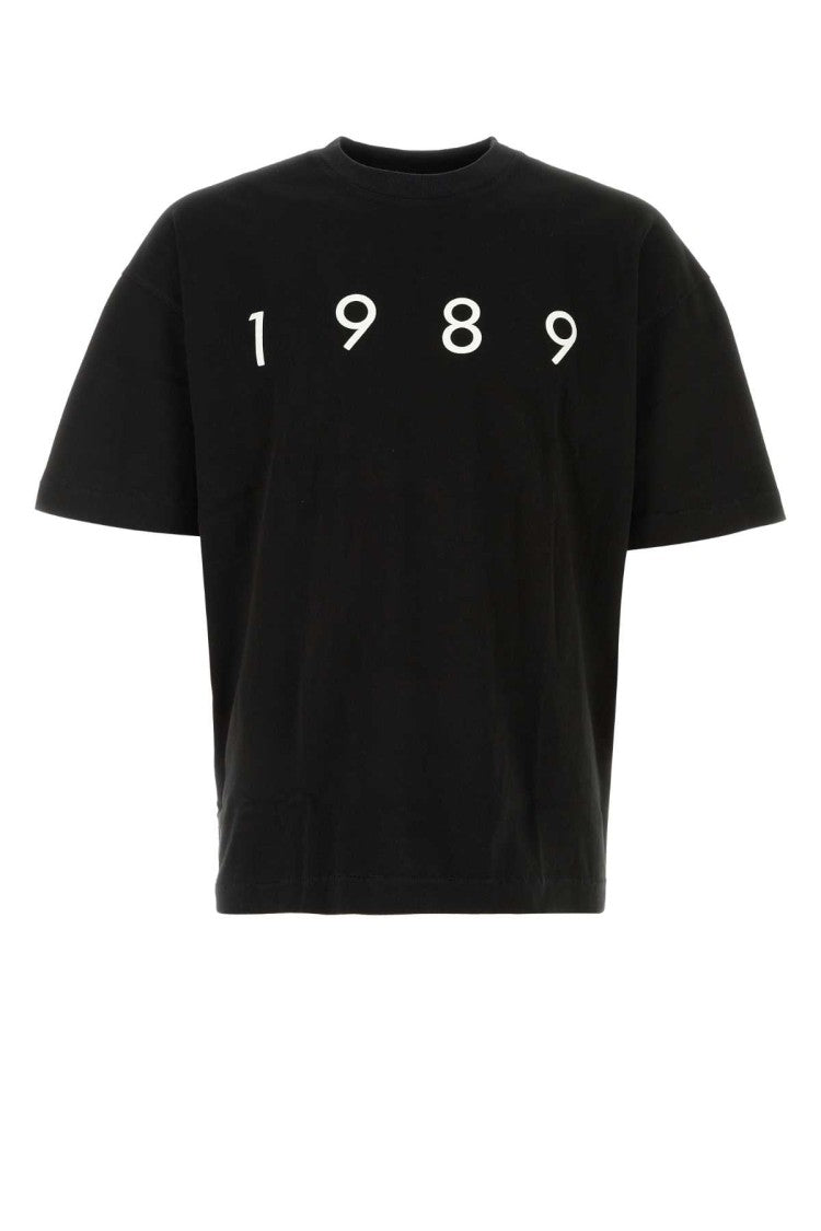 1989 Studio Black Cotton Oversize T-Shirt