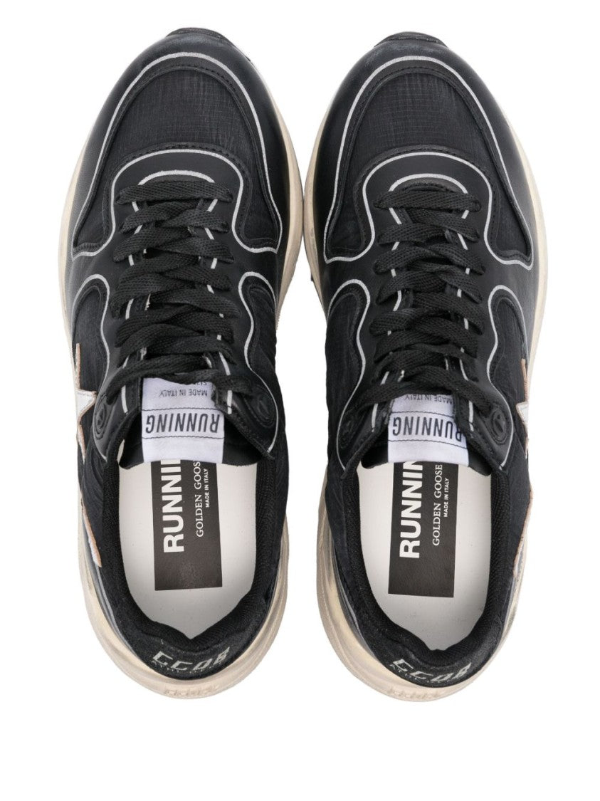 Golden Goose Black Sneakers With Star Detail And Chunky Sole