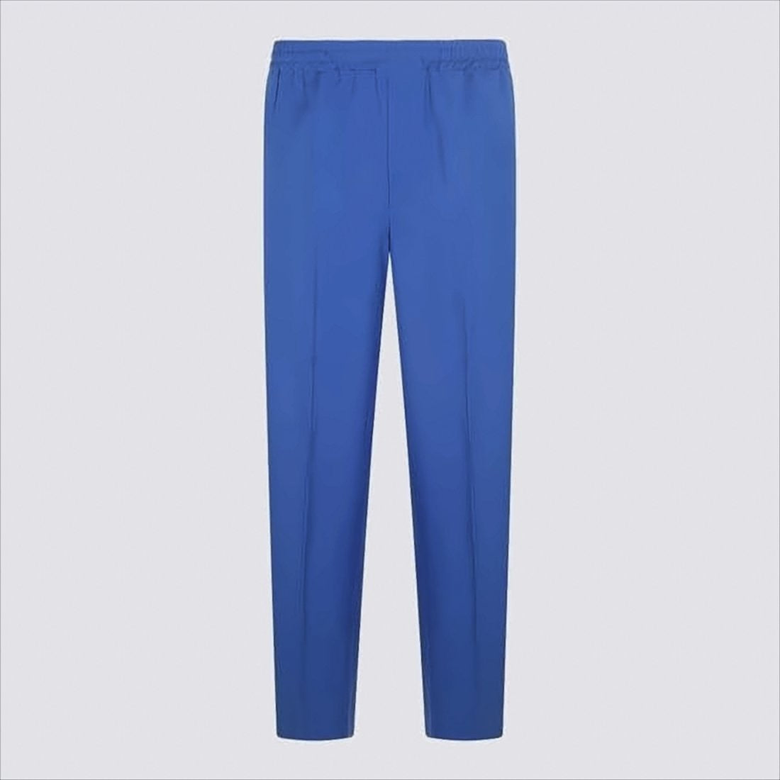 Gucci Slim Tapered Pants In Smooth Blue Mohair