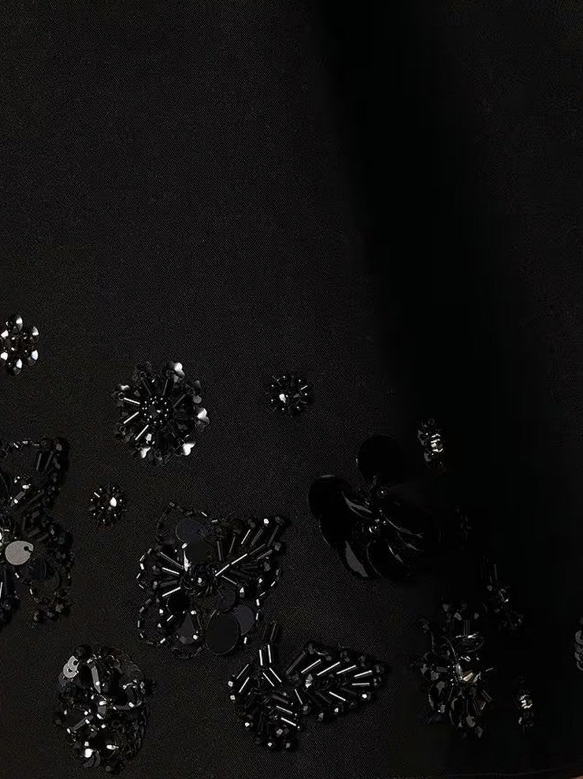Golden Goose Mini Black Skirt With Bead