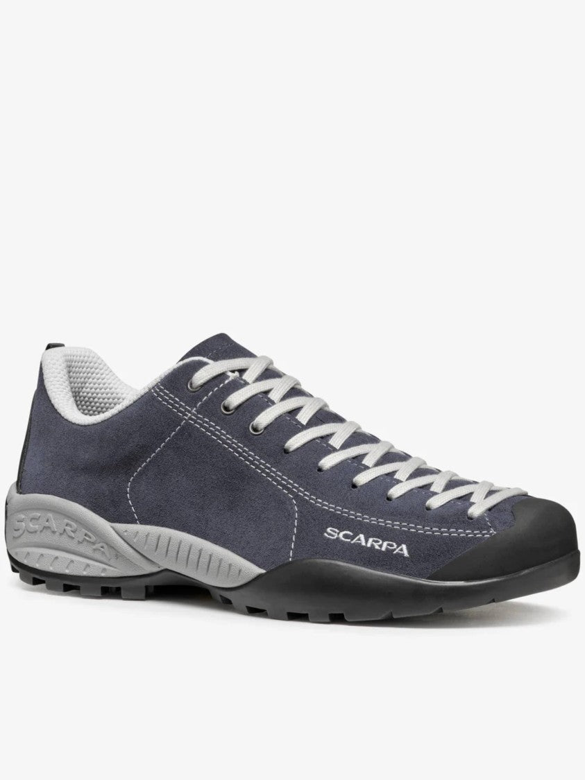 Scarpa Grey Suede Extended Lacing Sneakers