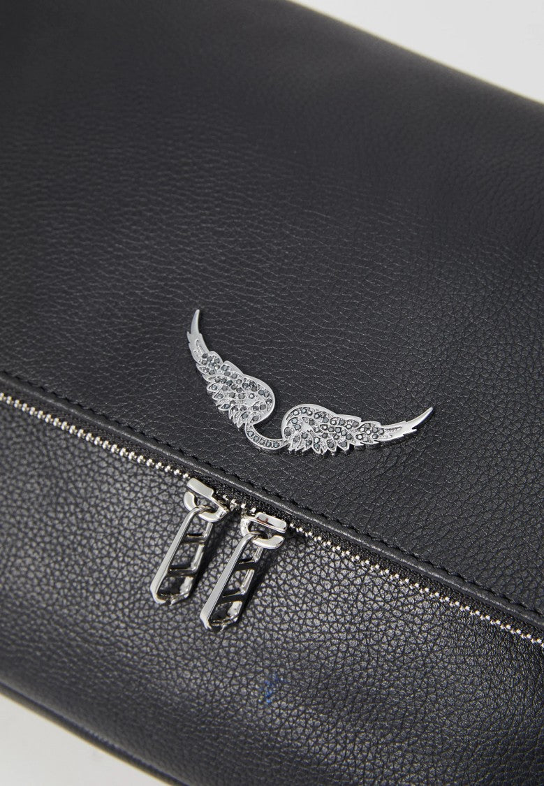 Zadig & Voltaire Rocky Xl Grained Leather Shoulder Bag