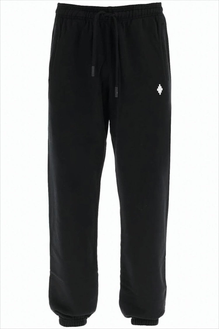 Marcelo Burlon Relaxed Fit Black Jogger Pants