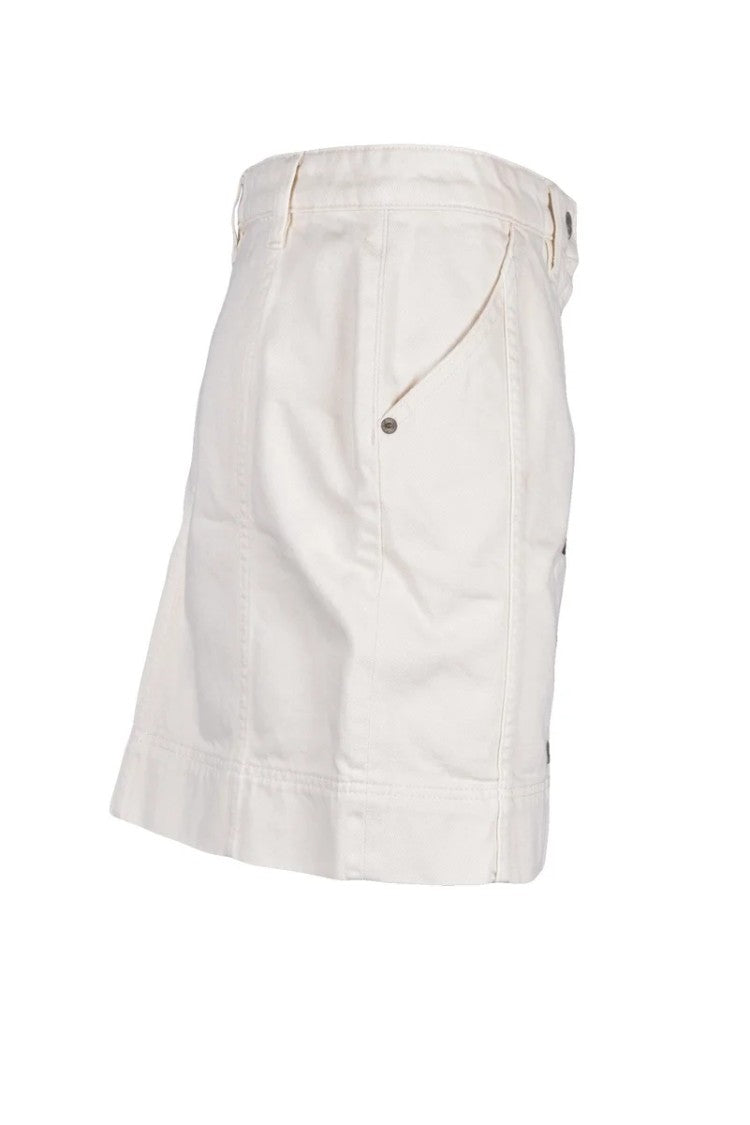 Lauren Ralph Lauren Denim Skirt - White