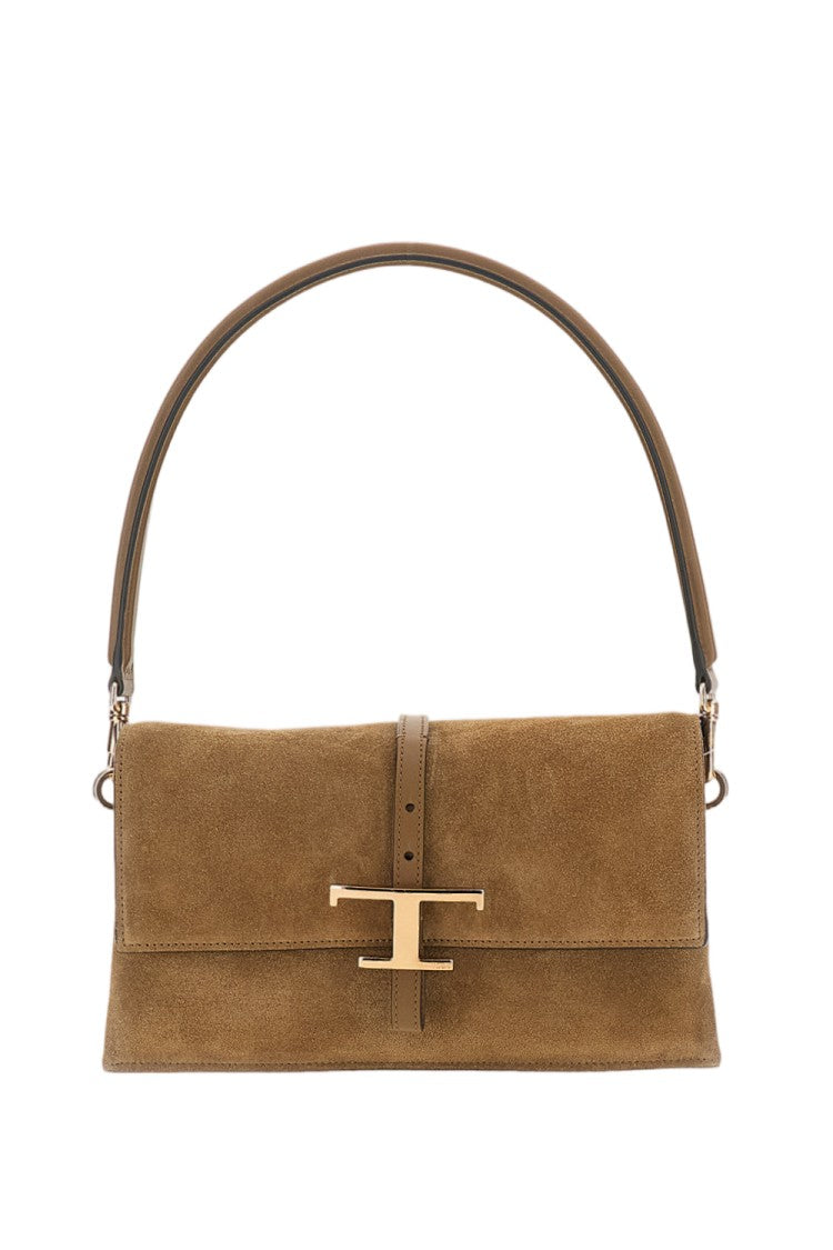 Tod's Beige Suede Mini Handbag