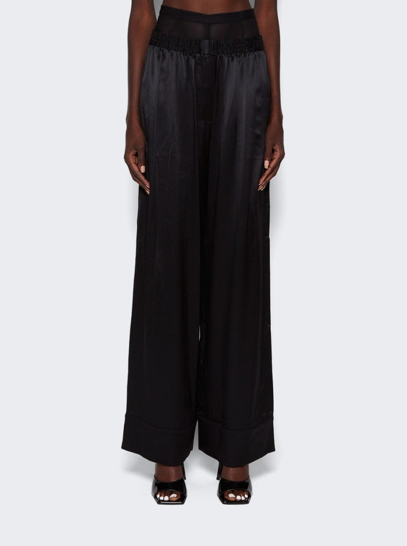 Alexander Wang Silk Mesh Layerd Boxer Pant