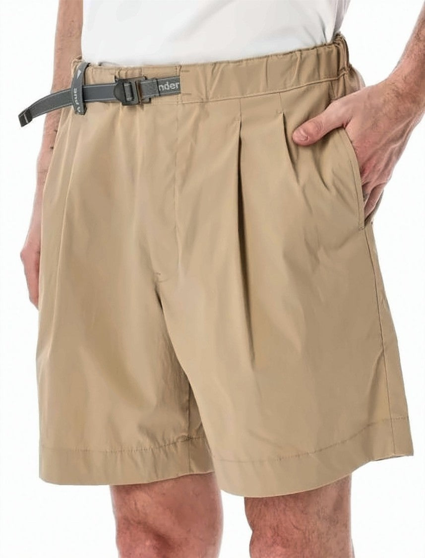 And Wander Relaxed-Fit Shorts With Pleated Front And Adjustable Belt
