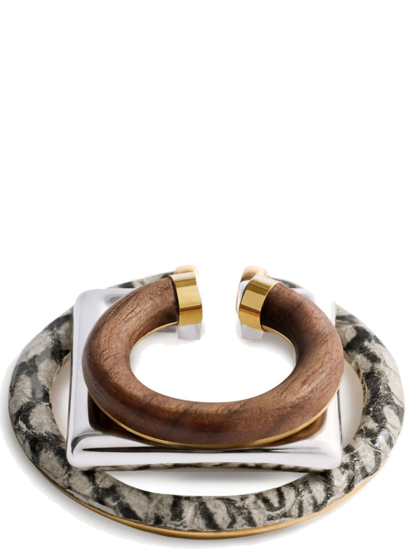 Jacquemus Set Of Three 'Les Bijoux D'oreille' Earcuffs