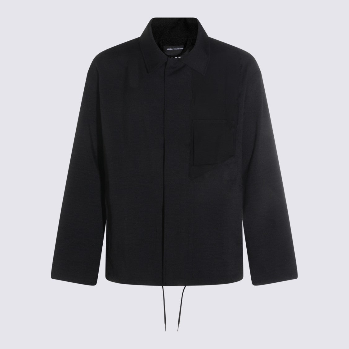 Y-3 Black Jacket With Adjustable Hem
