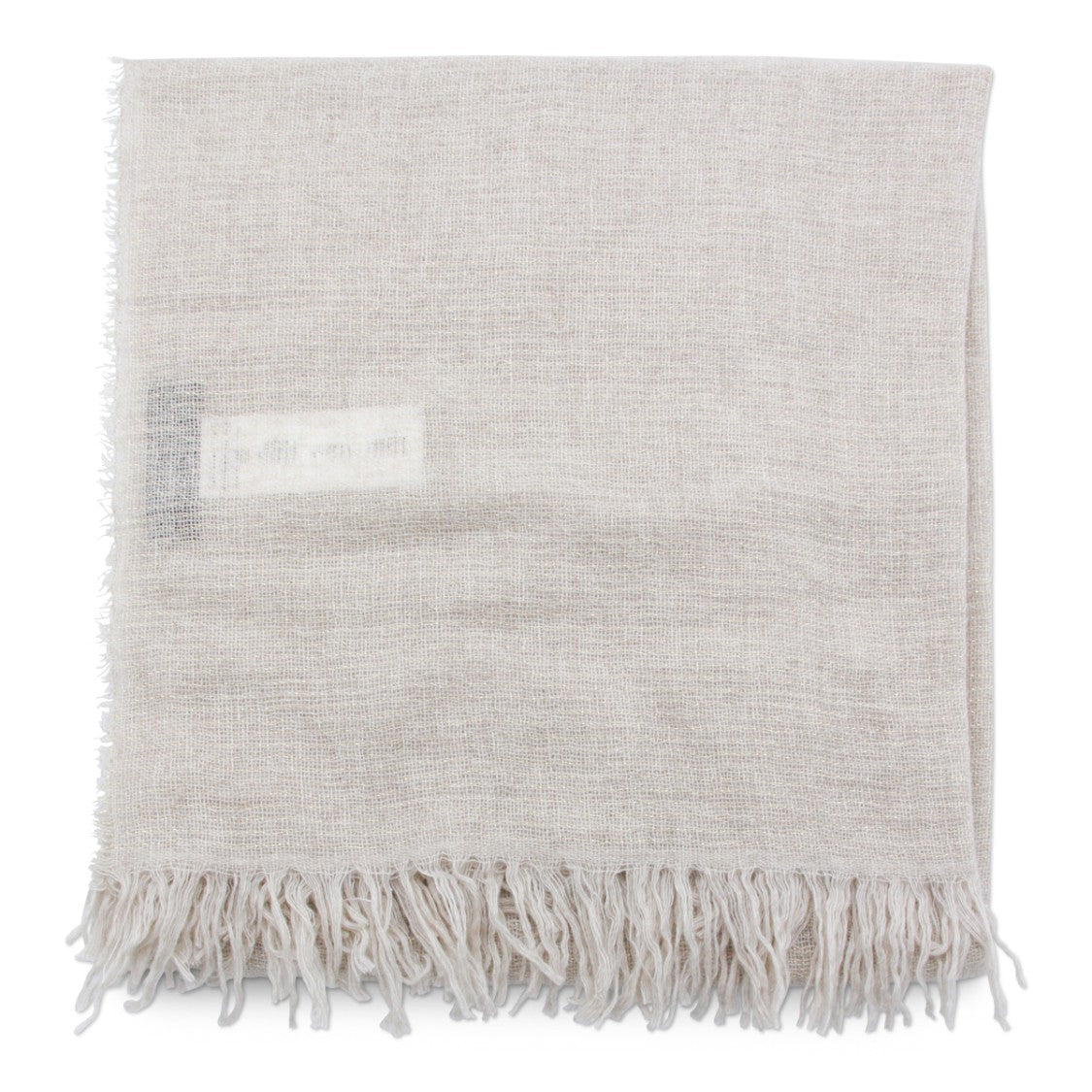 Fabiana Filippi Light Beige Wool Scarf