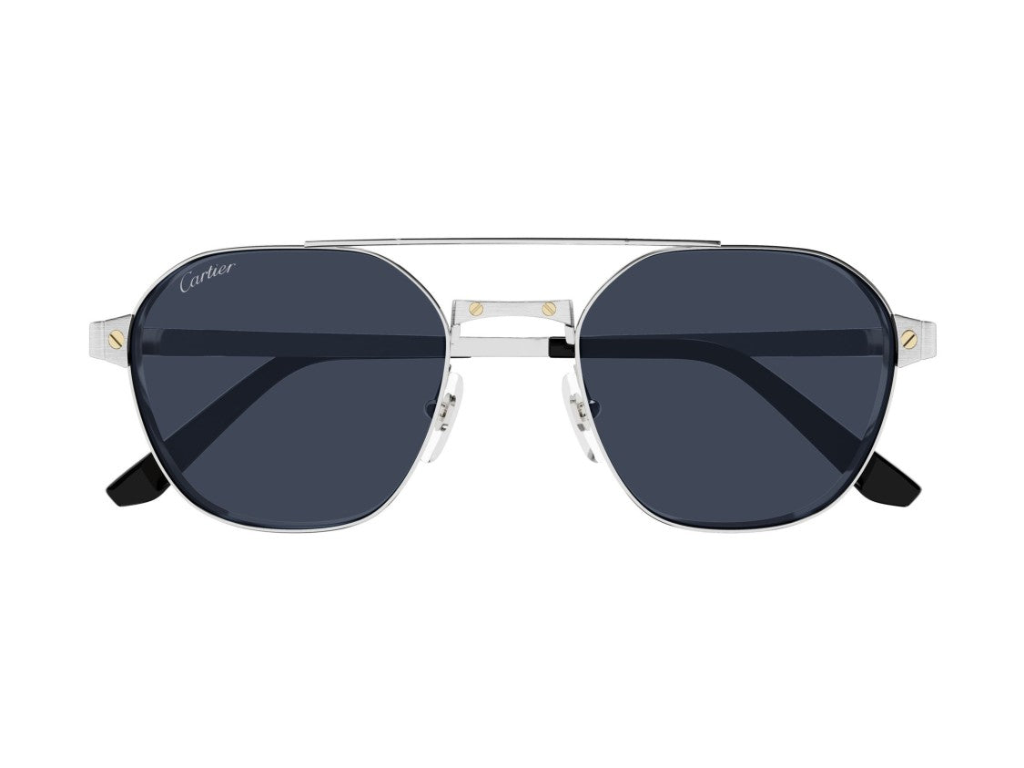 Cartier Ct0571s Double Bridge Metal Sunglasses