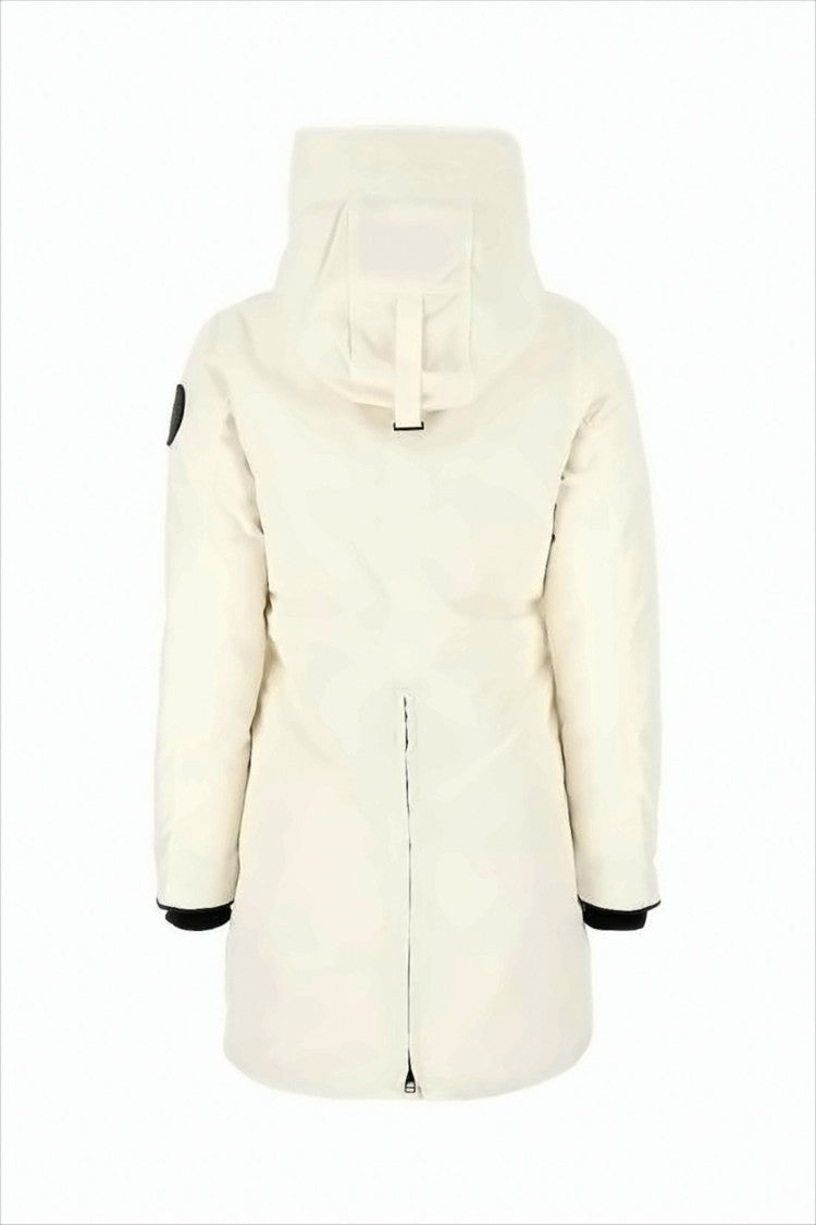 Canada Goose Padded Jacket With High Collar And Front Button Closure