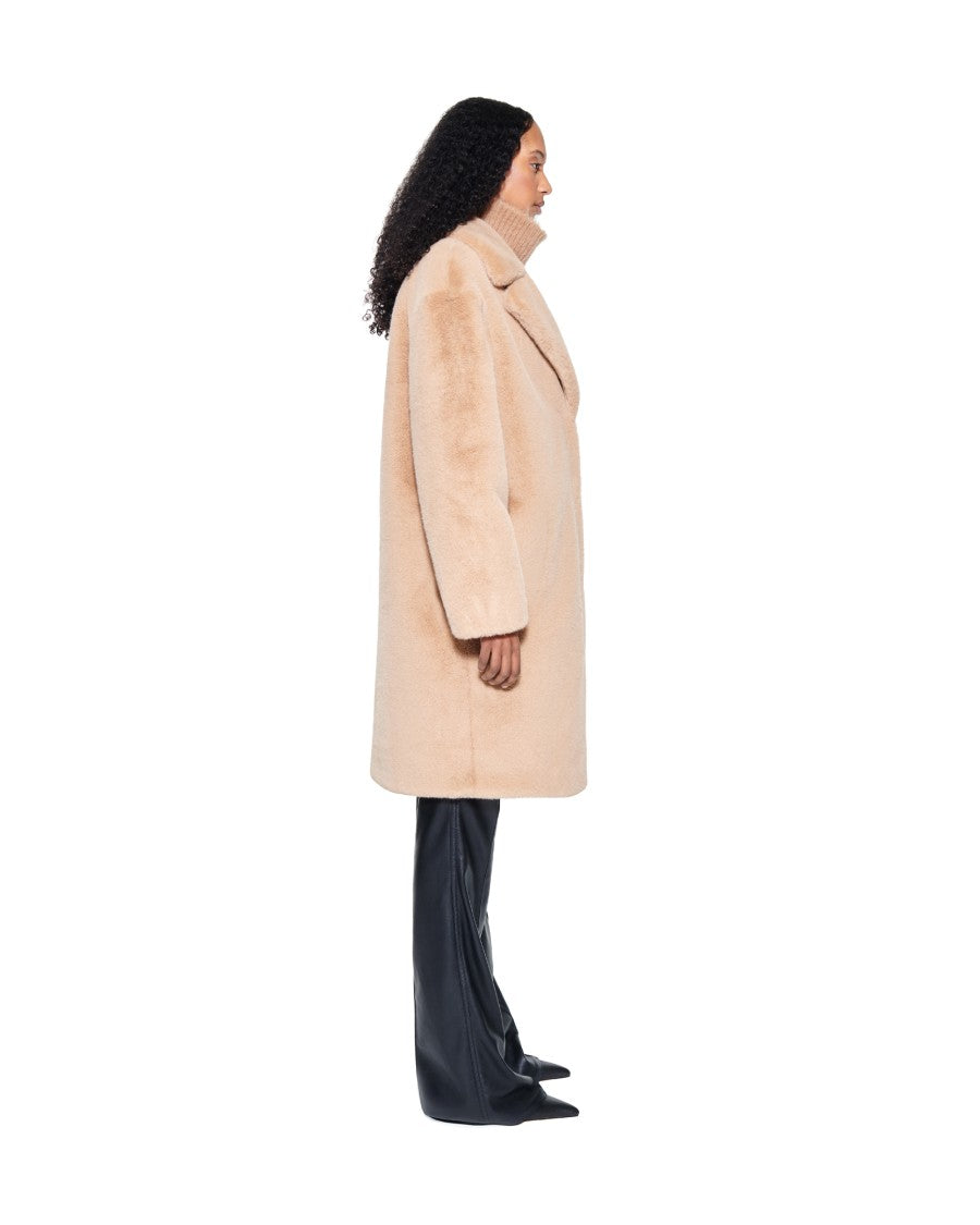 Stand Studio Cocoon Silhouette Short Coat With Notched Collar
