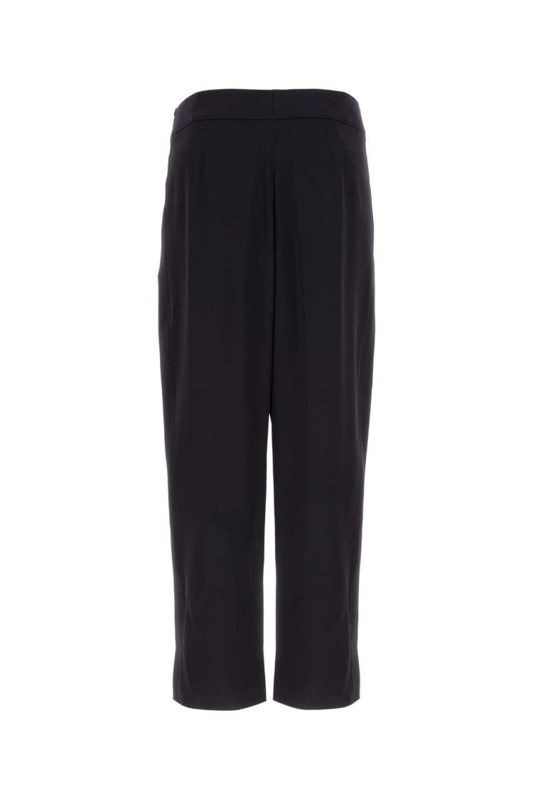 Saint Laurent Midnight Blue Crepe Satin Pant