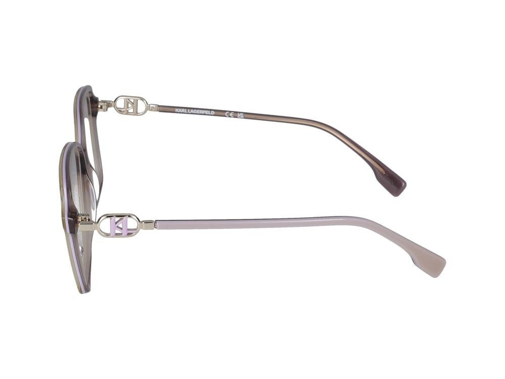 Karl Lagerfeld Eyeglasses Karl Lagerfeld Kl6091 238 Beige/Lilac 56/13/140
