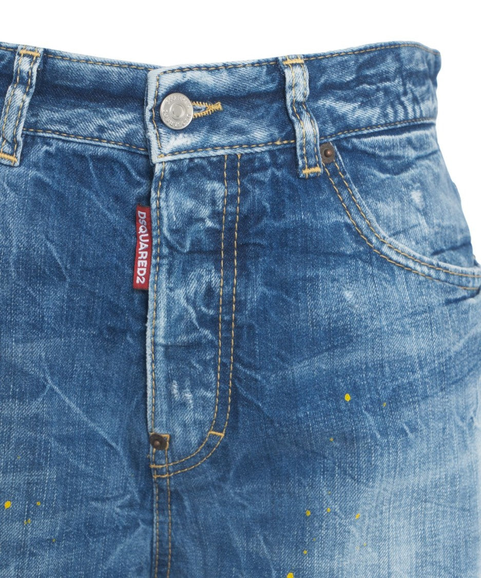 Dsquared2 Traveller' Wide Leg Jeans