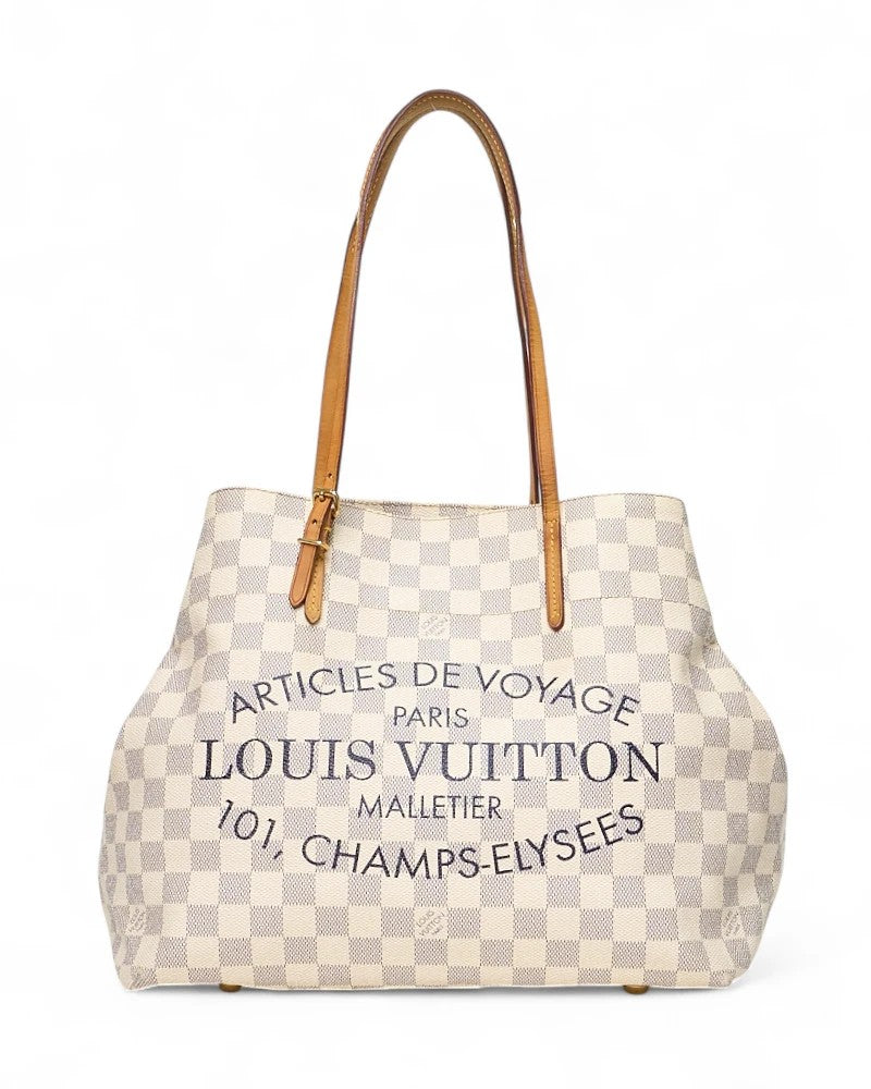 Louis Vuitton Cabas Adventure Mm Damier Azur
