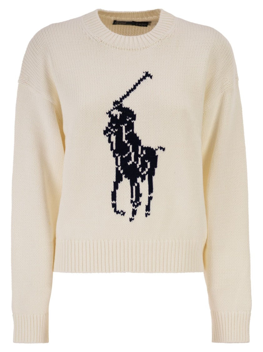 Polo Ralph Lauren Big Pony Cotton Crew Neck Jumper