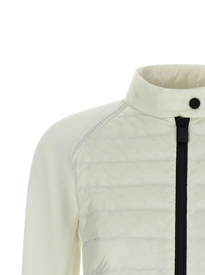 Moncler Grenoble Quilted Padded Cardigan With Goose Down Front
