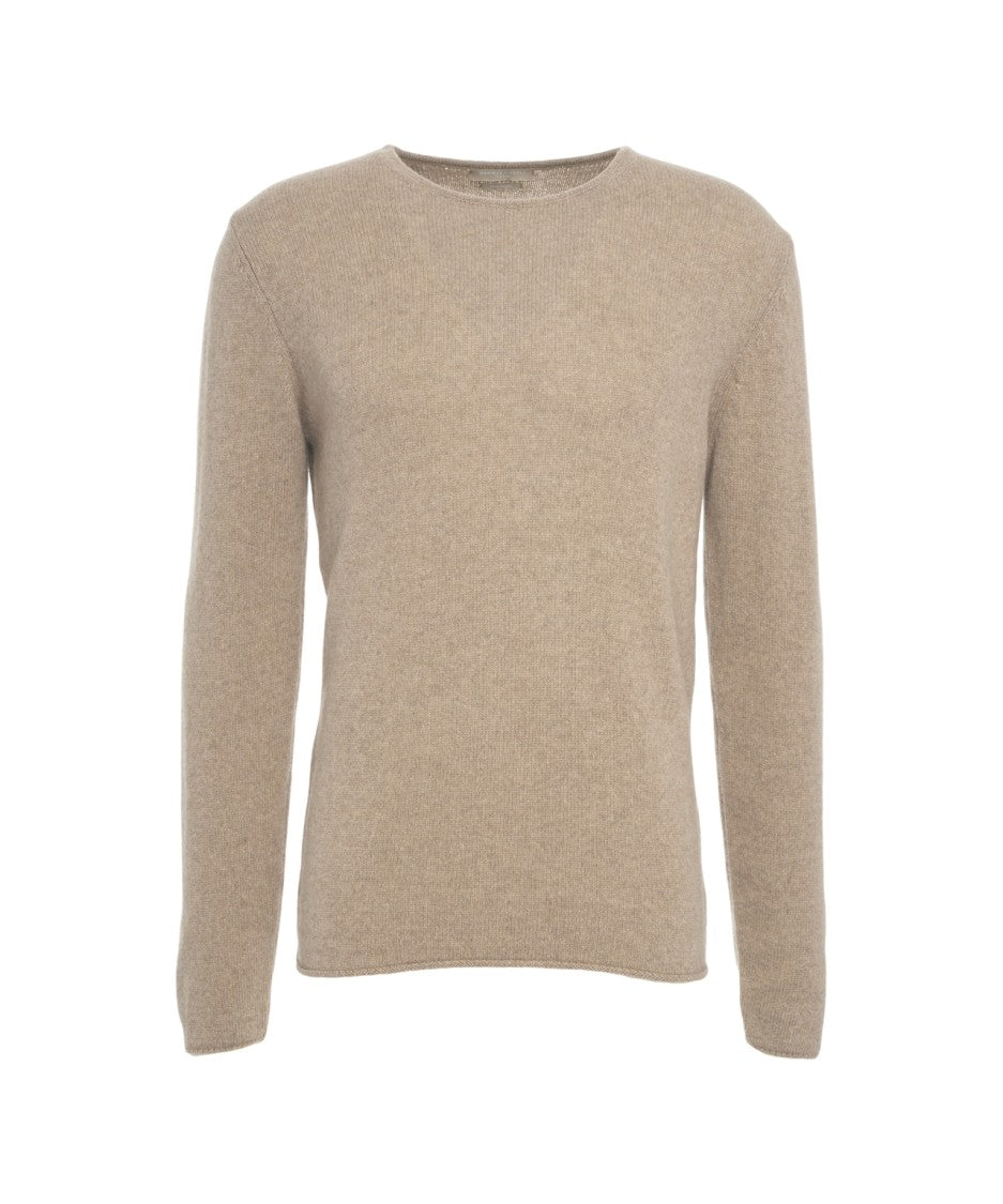 Daniele Fiesoli Classic Cashmere Sweater With Ribbed Cuffs