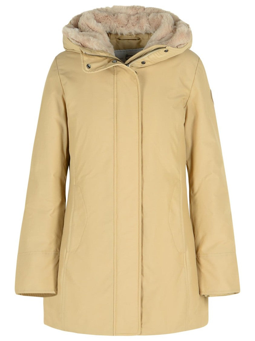 Woolrich John Rich & Bros Boulder' Beige Cotton Blend Parka