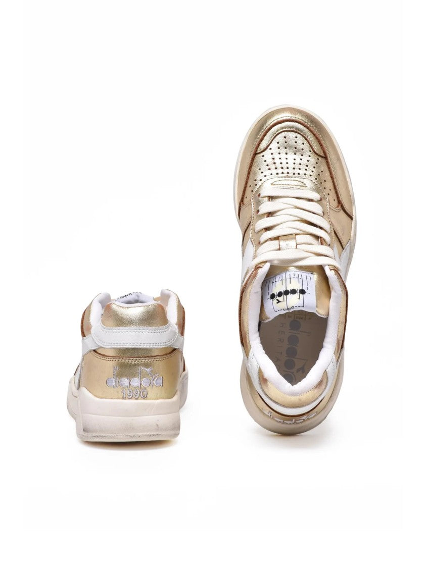 Diadora Heritage Gold Leather B.560 Sneakers