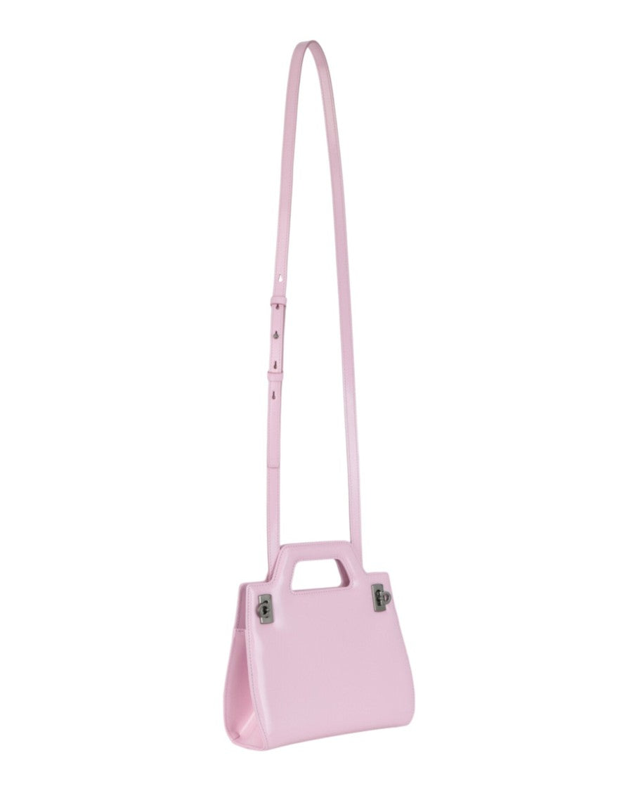 Ferragamo Mini Wanda Calfskin Leather Top-Handle Bag