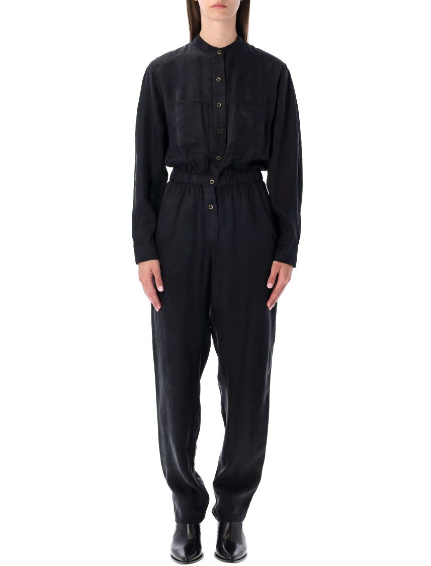 Isabel Marant Étoile Black Buttoned Jumpsuit