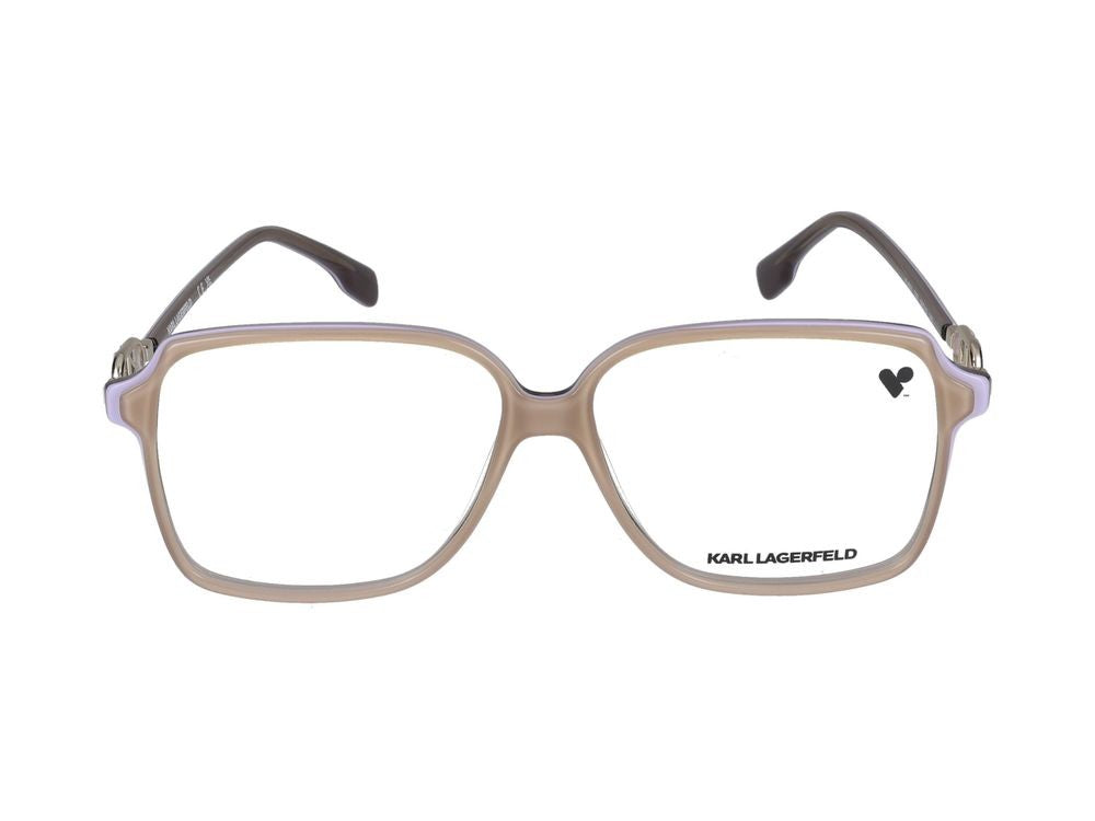 Karl Lagerfeld Eyeglasses Karl Lagerfeld Kl6091 238 Beige/Lilac 56/13/140